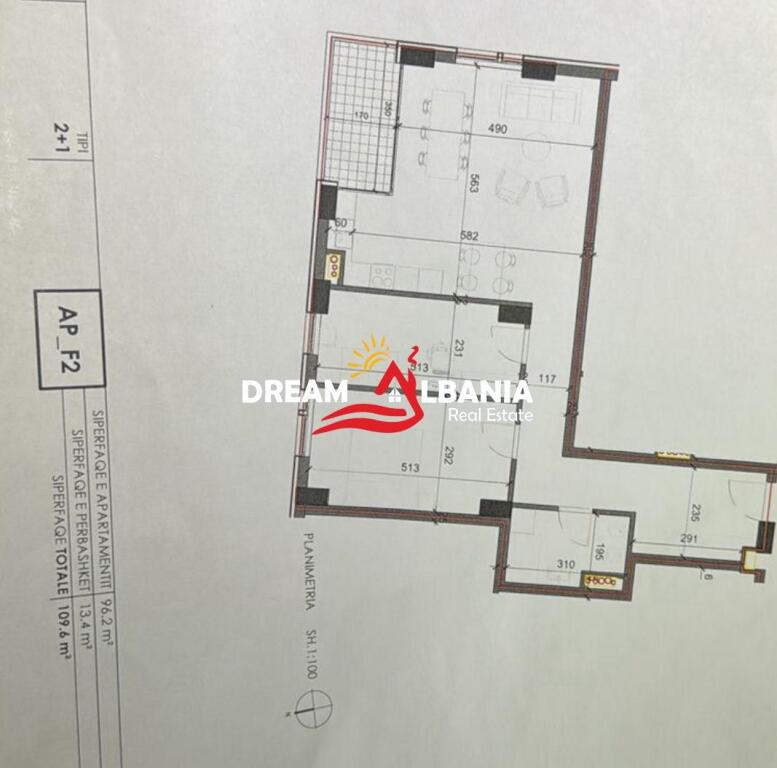 Apartament 2+1 Ne Shitje Ne Shkoze (ID 41212129)