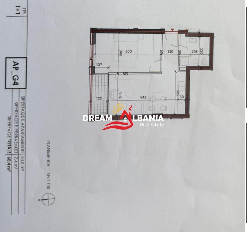Apartamente 1+1 Ne Shitje Ne Shkoze (ID 41111186)