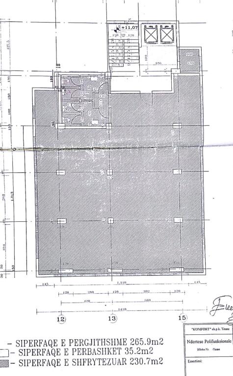 Zogu Zi. Jepet Me Qira Ambjent Zyrash. 266 M2