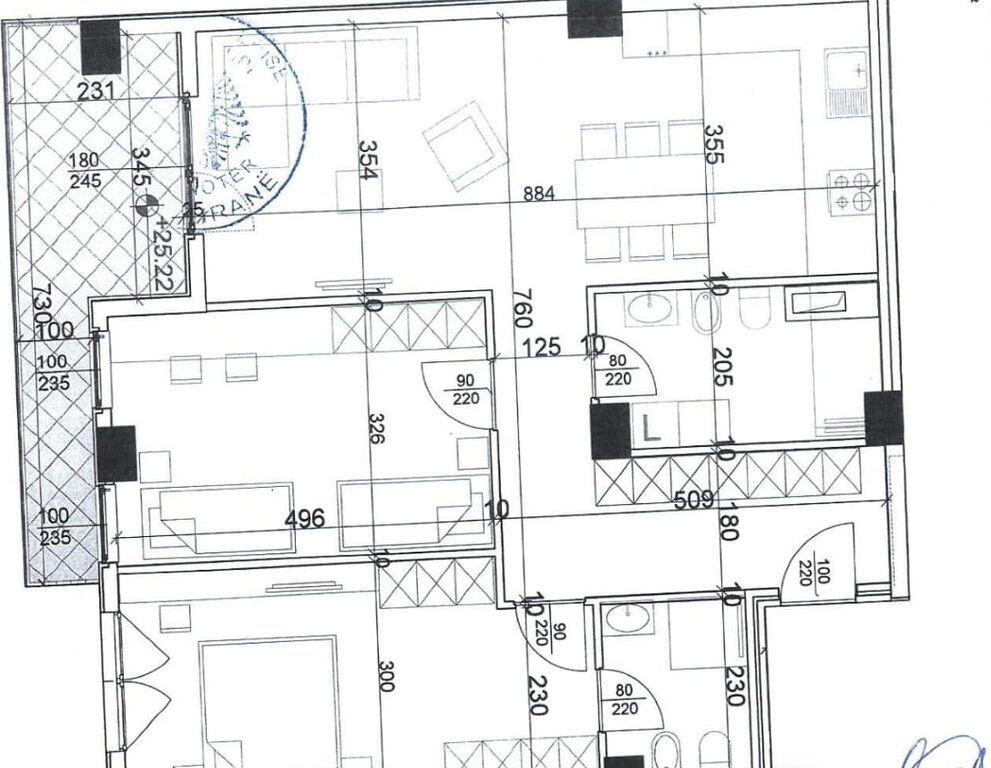 Vendesi in vendita 2+1+2 presso il Complesso Aura in Via Dritan Hoxha