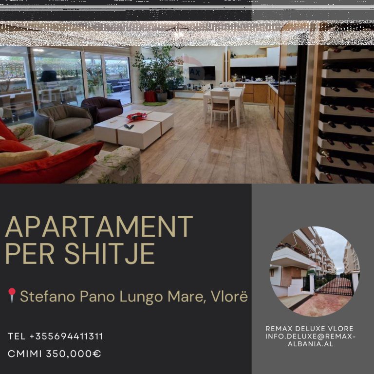  SUPER APARTAMENT 2+1+VERANDË – LUNGO MARE, Vlorë