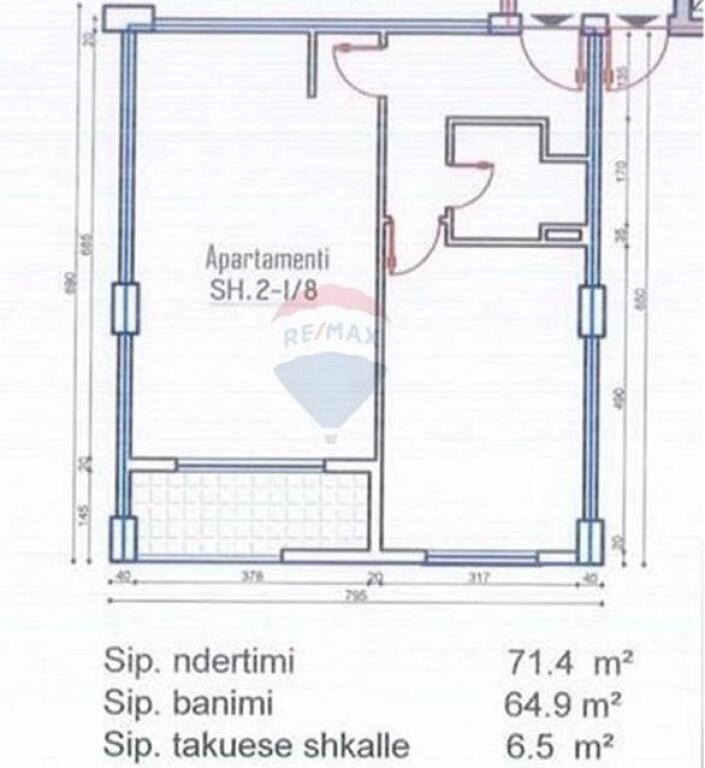 Appartamento 1+1 In Vendita a Kinostudio Tirana (530391021-15)