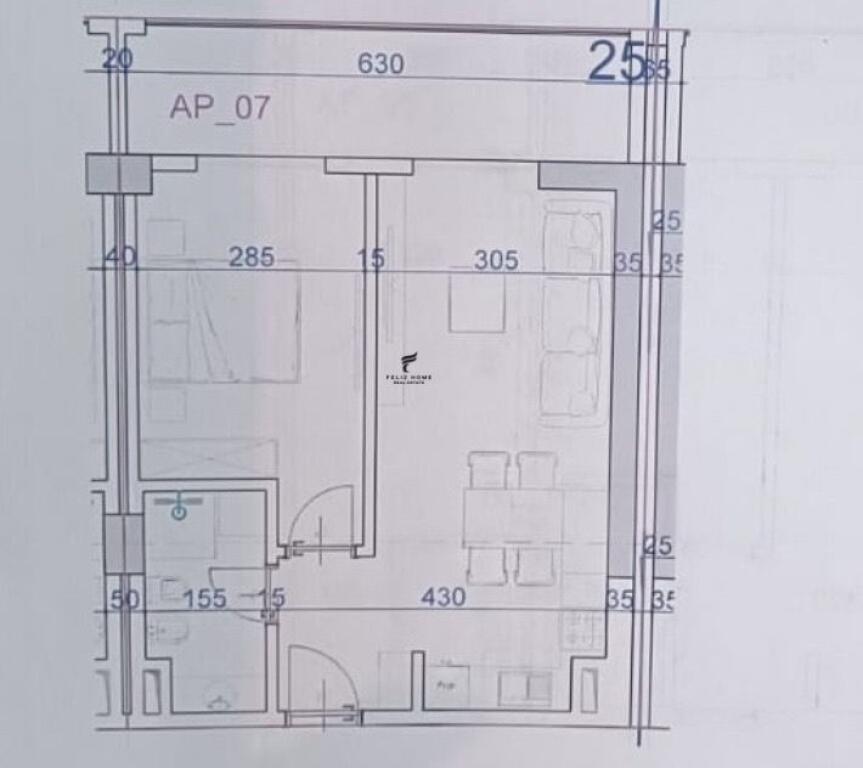 SHITET APARTAMENT 1+1 GOLEM 93.000 EURO