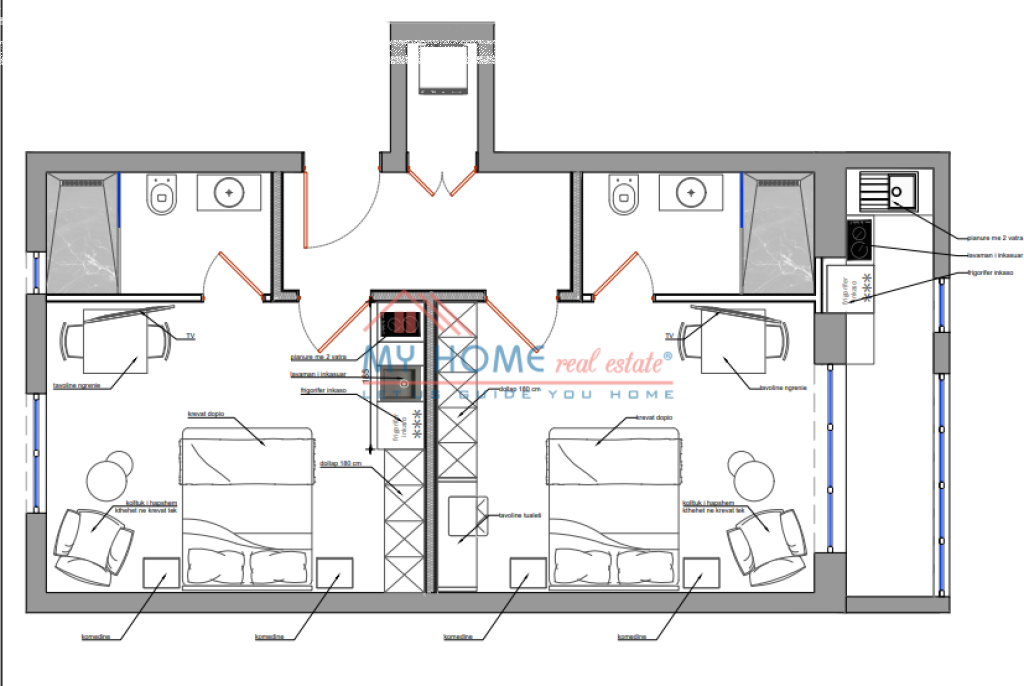 2 Garsoniere me Qira te Myslym Shyri Tirane