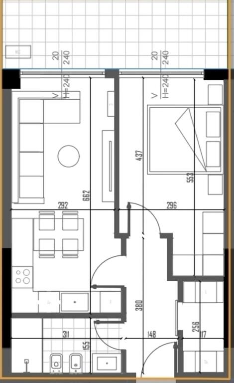 🔲 Apartment 1+1 for Sale 📍 Address: Golem (Sun Sea Residence)
