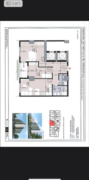Apartment 2+1+Balcony for Sale Former Aviation Field