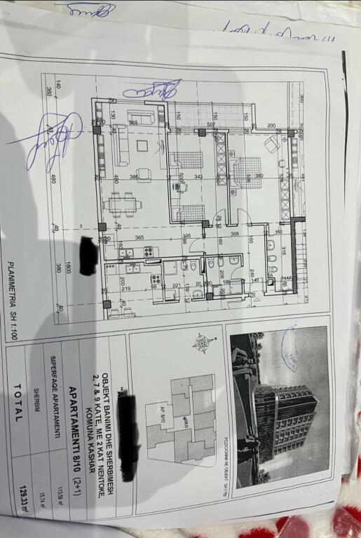 💥 Vendesi appartamento fantastico 2+1+1bllk con sup 129 m² a KMY in Yzberisht Tirana ALBANIA 🔥