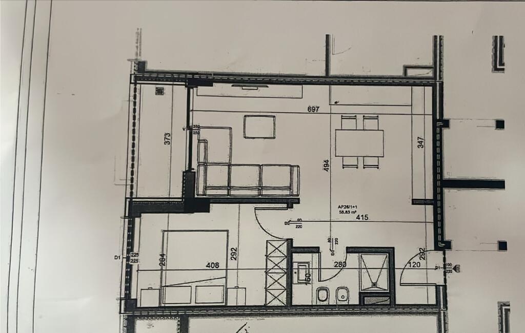 Apartament 1+1 per shitje tek Rr. ALI PASHA GUCIA