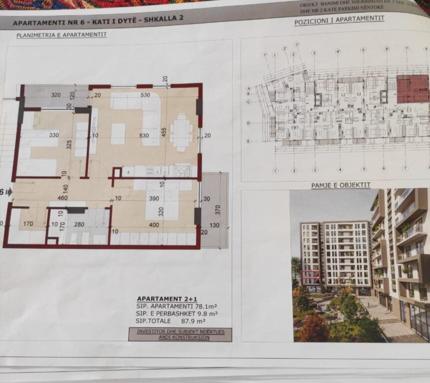 Apartment for sale 2+1+Balcony Police area no.4 (Near the film studio)
