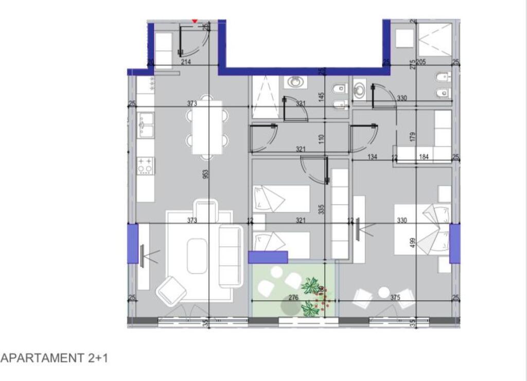 APARTAMENT 2+1 PER SHITJE TEK WHITE TOWER