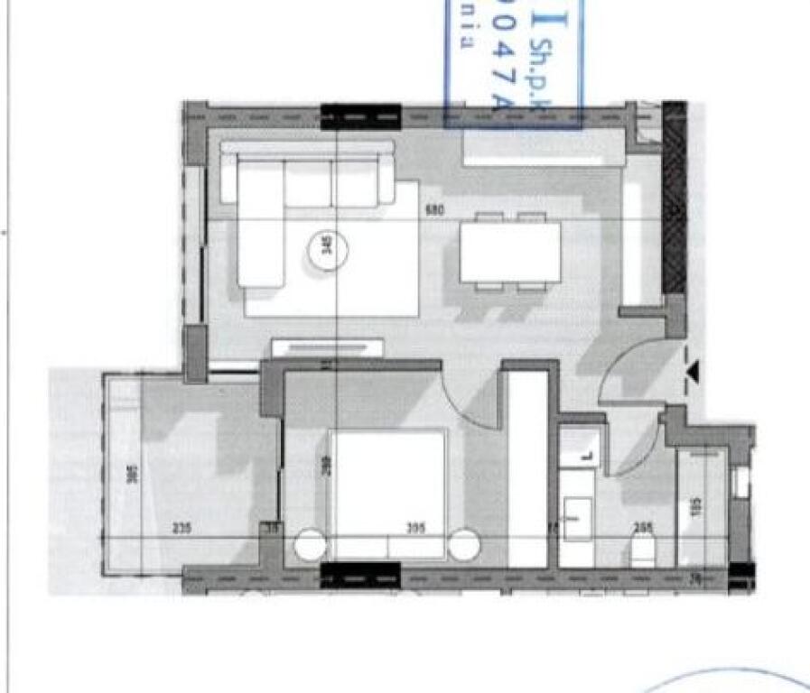 Shitet Apartament 1+1 Rruga 5 maji