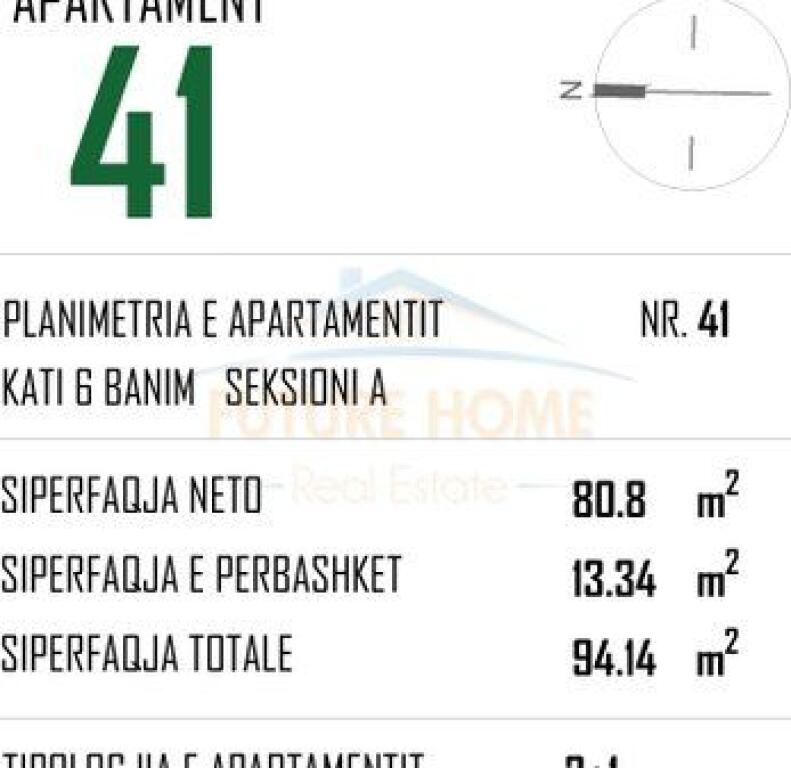 Shitet, Apartament 2+1, Paskuqan, Tiranë
