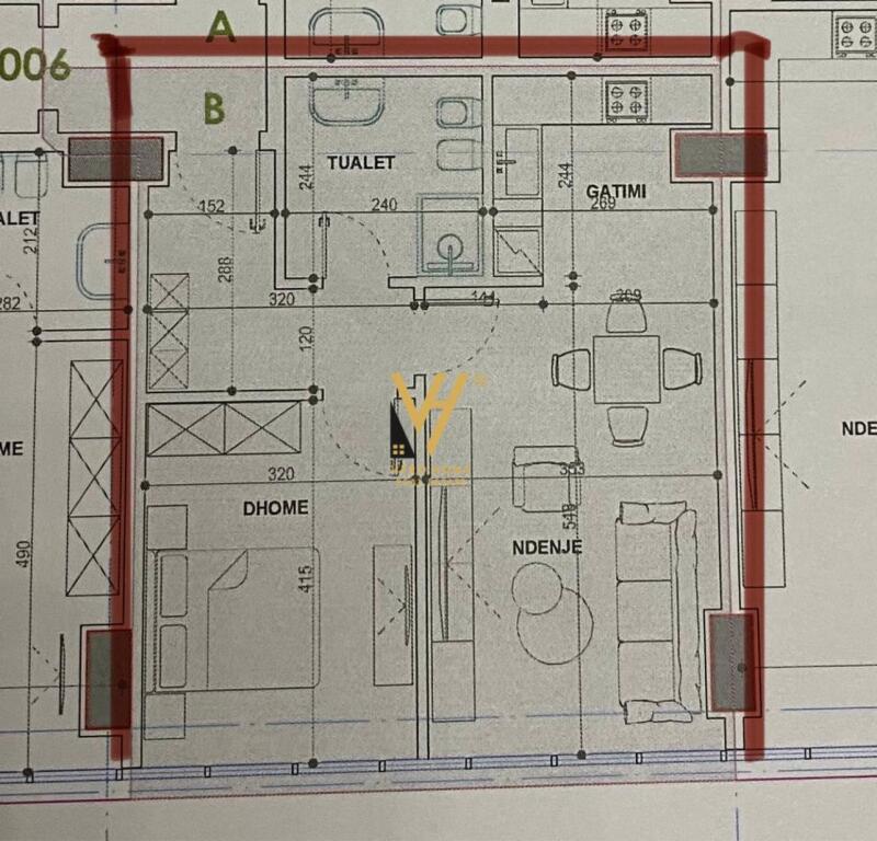 FOR SALE APARTMENT 1+1 AT EKSPOZITA BUILDING 300,000 EURO