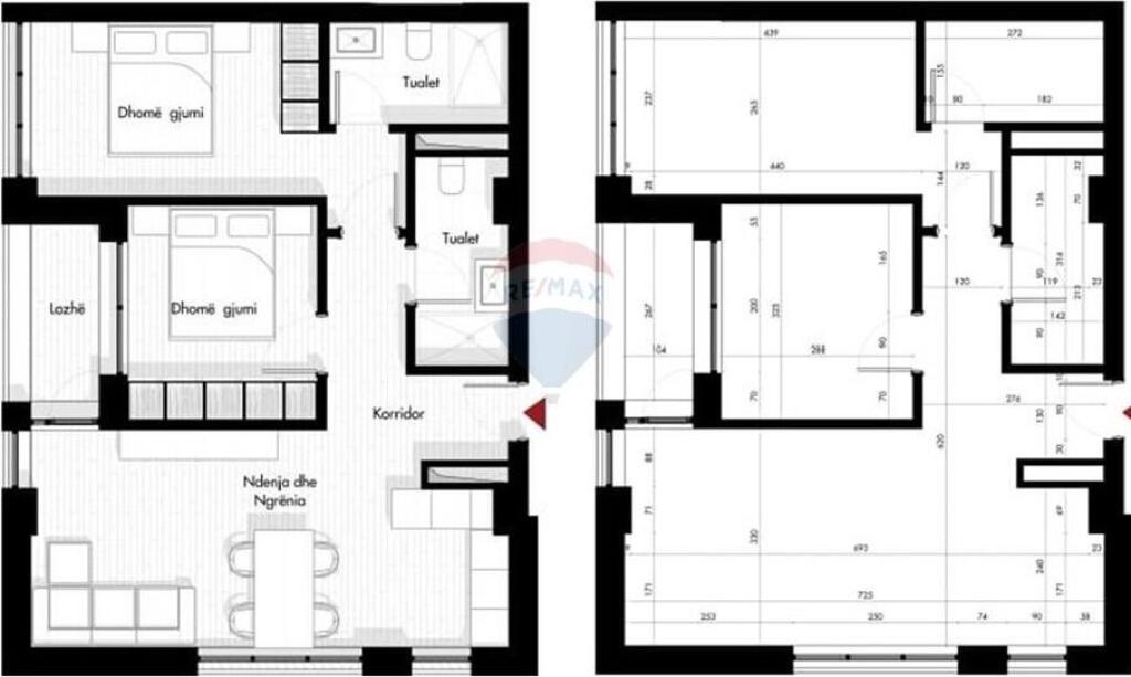 Apartament 2+2 per shitje tek Siri Kodra (530561001-21)