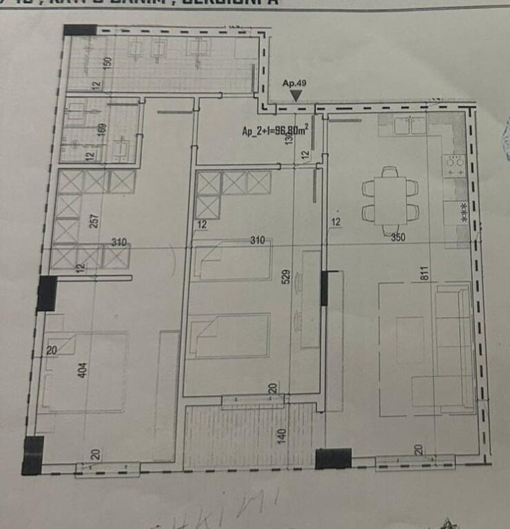 FOR SALE, APARTMENT 2+1+2, KAMEZ, TIRANE ID: 530581008-50