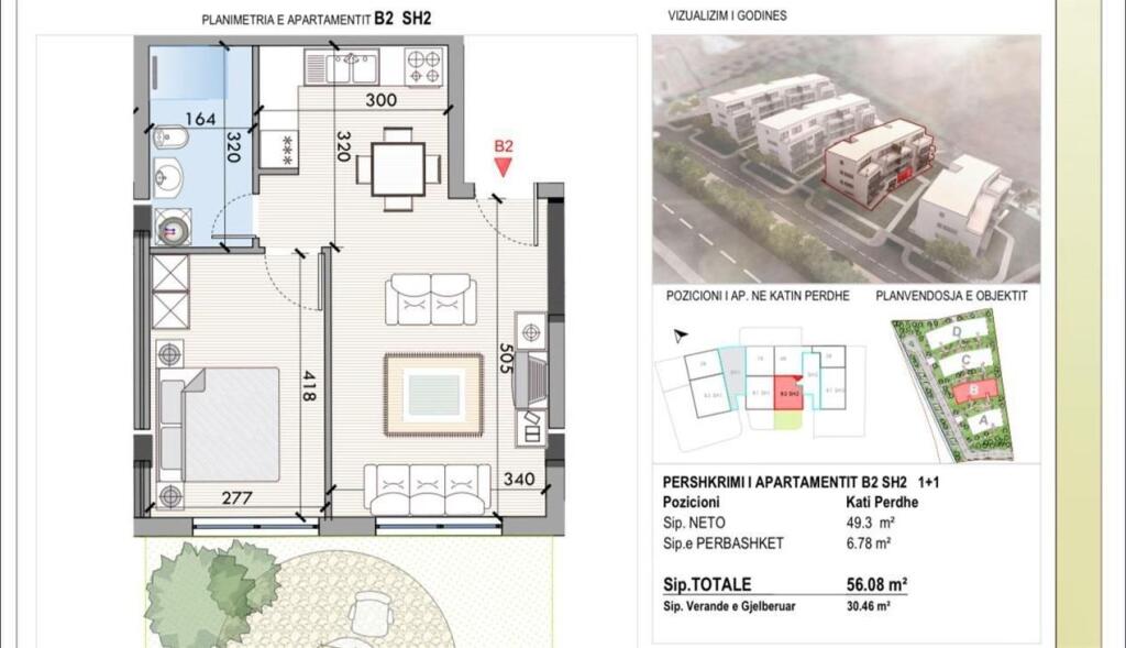 VENDESI 2 APPARTAMENTI 1+1 TEG 266.000 EURO