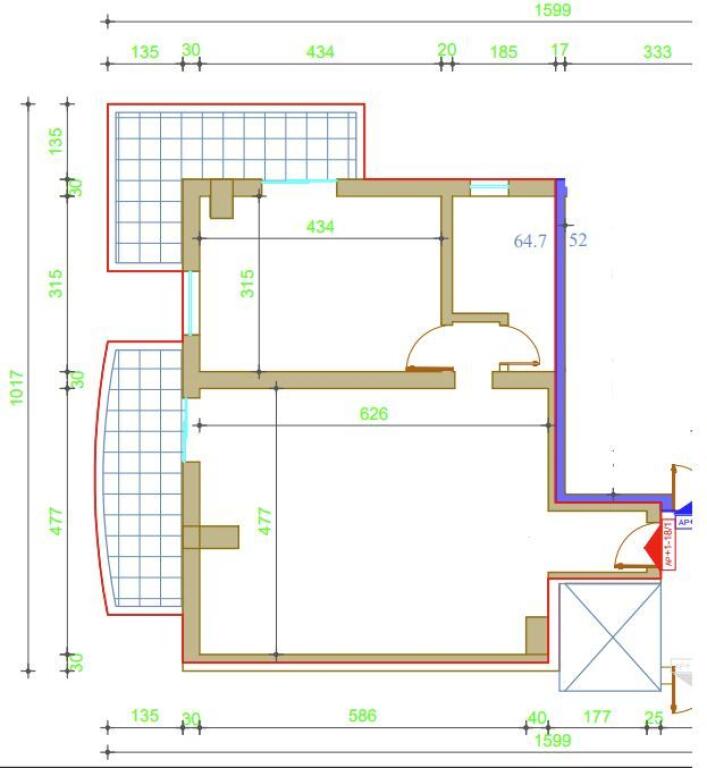 FOR SALE APARTMENT 1+1 – SUPER INVESTMENT AT 21 DECEMBER!