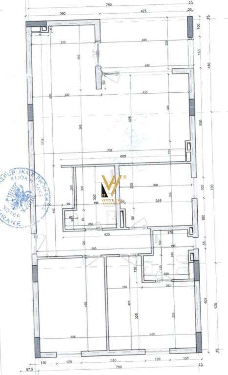 SHITET APARTAMENT 3+1+BALLKON TE LIQENI I THATE 47.000.000 LEKE