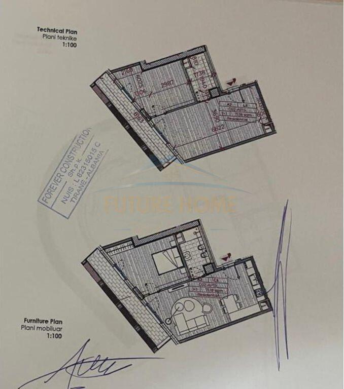 For sale, Apartment 1+1, Former Exhibition, Tirana.