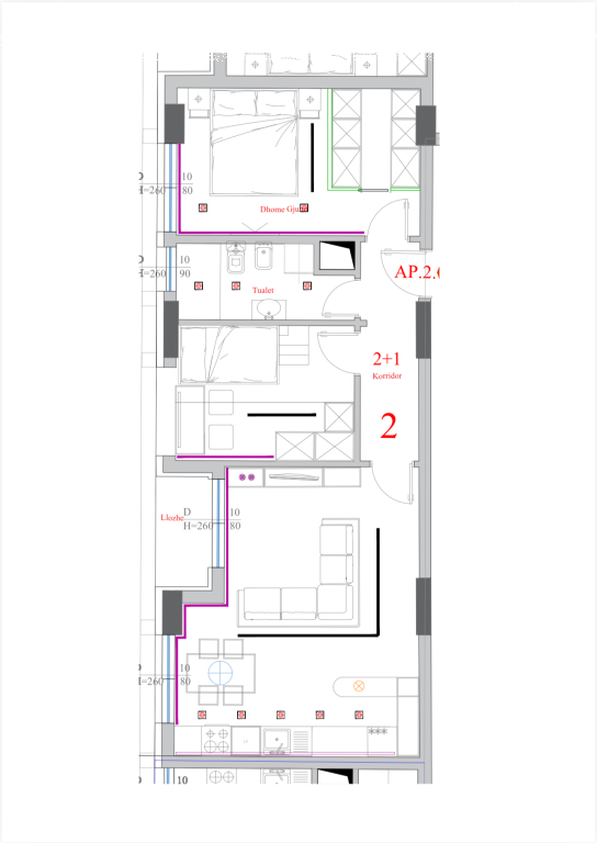2+1 at the new boulevard, invested