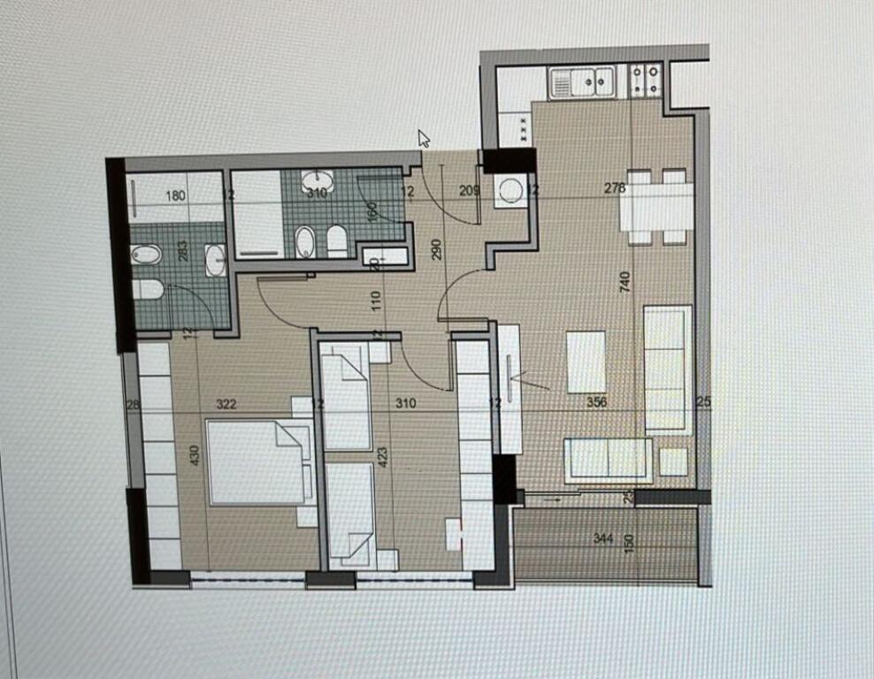 Apartment 2+1 for sale at Univers City Tirana (ID 41211948)