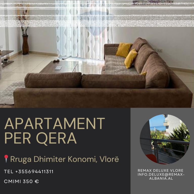 Apartament 1+1 për Qira Afatgjatë në Uji të Ftohtë