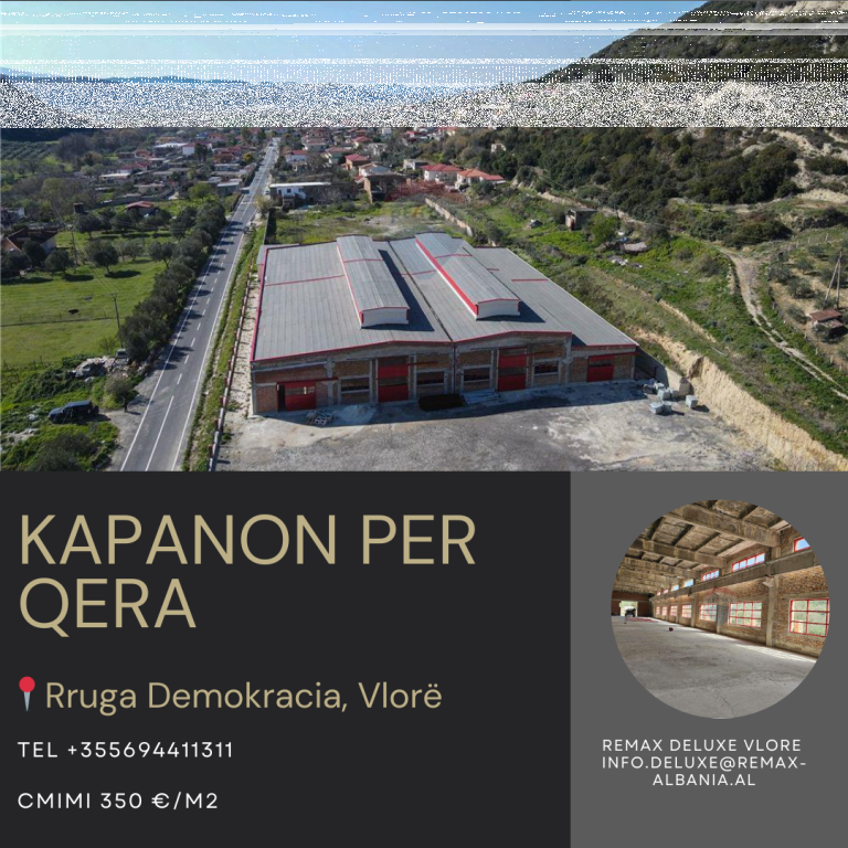 MAGAZINË/KAPANON ME QIRA në Vlorë – Vend Strategjik! 