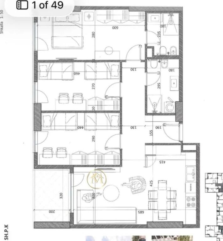 Vendita | Appartamento 3 + 1 | Kamëz | 97300 €