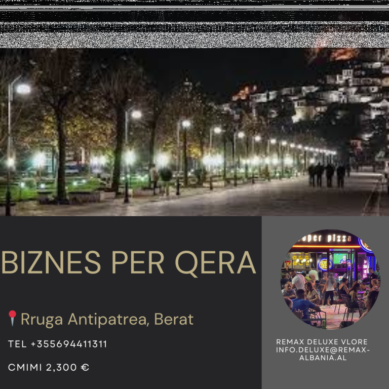 Commercial Space for Rent, Central Berat