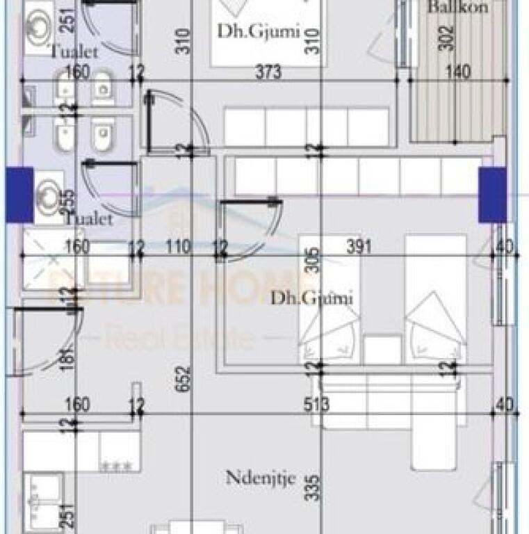 For sale, Apartment 2+1+2, Tirana Entry 2.