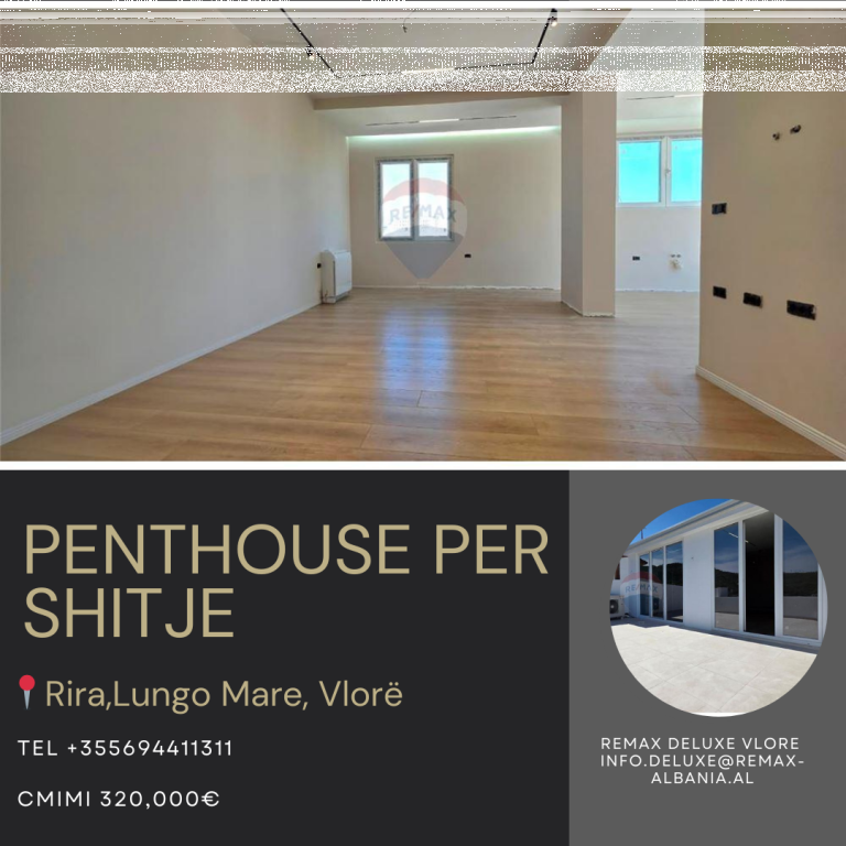 Penthouse Luksoze në Shitje – Lungomare, Vlorë
