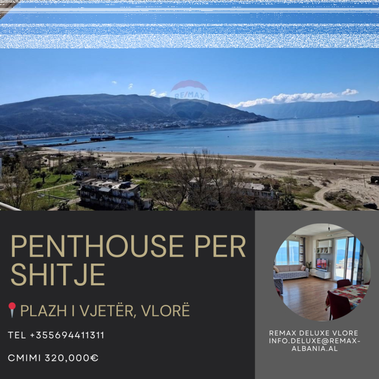 Penthouse Ekskluzive në Shitje, Plazhi i Vjetër, Vlorë