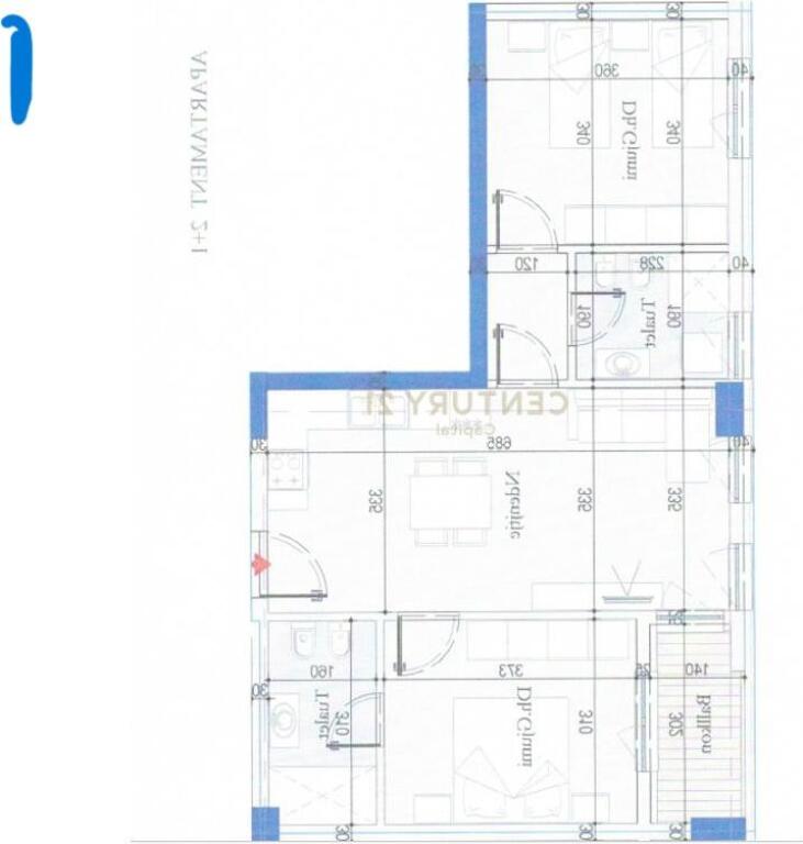 Shesim apartament 2+1+2 tek Tirana Entry! 117,990 €