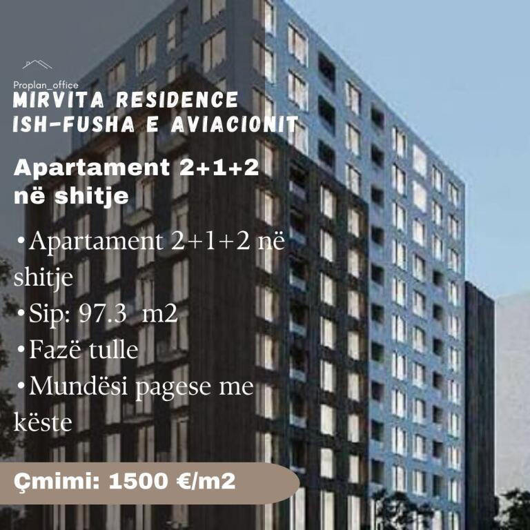 APARTAMENT 2+1+2 NE SHITJE - MIVITA RESIDENCE