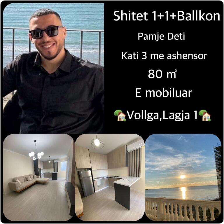 🏡 SHITET SUPER APARTAMENT   • 1+1 + ballkon 📍Vollga Lagja 1 DURRES   📲