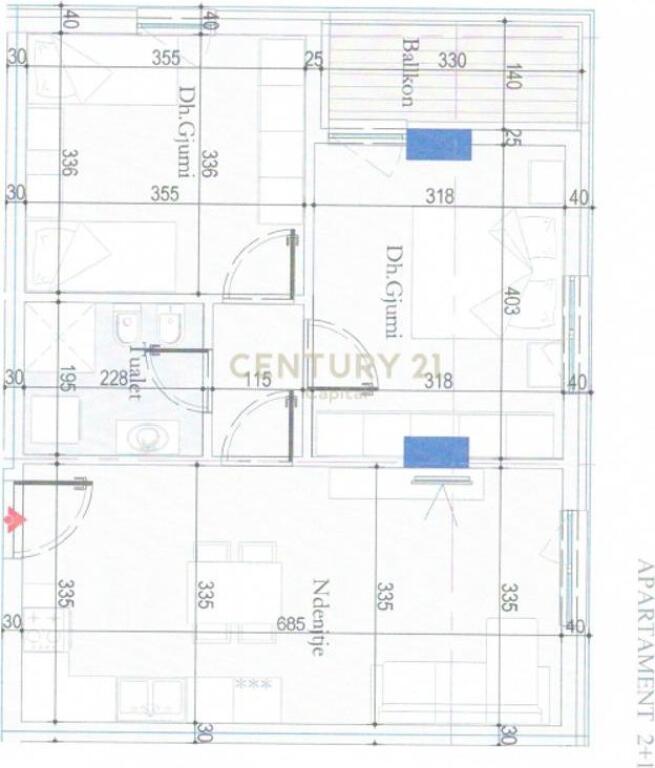 We sell 2+1 apartment at Tirana Entry!