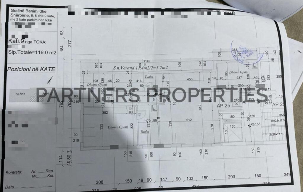 Shitet, Apartament 3+1+2, Prane Vila Gold!​