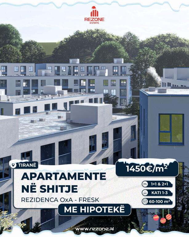 🏢 Appartamenti in vendita – OXA Residenza, Fresk