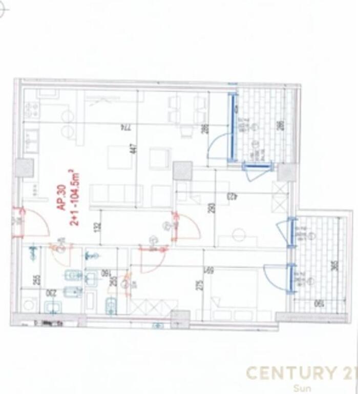 SHITET APARTAMENT 2+1+2 NE DON BOSKO