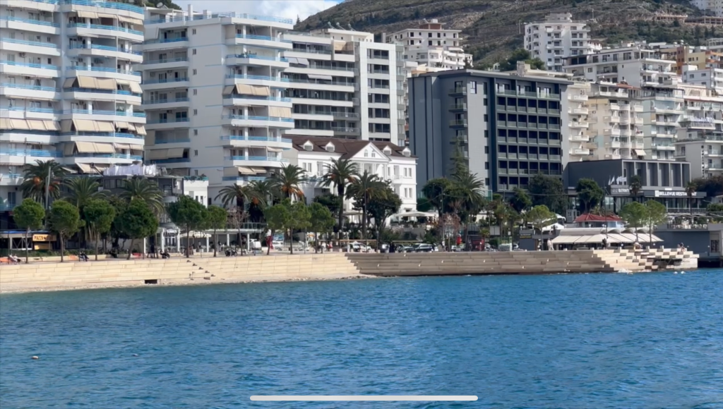 🌊 Appartamento con Vista su Corfù – Saranda | Prima Linea sul Mare | Centro di Saranda🇬🇷🇦🇱