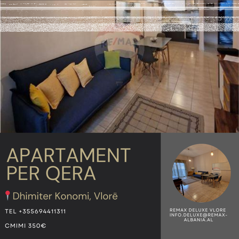 1+1 Apartment for Rent – Ujë i Ftohtë, Vlorë