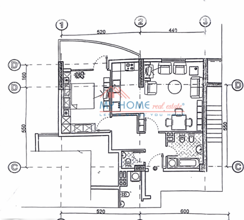 Apartament 1+1 ne Shitje Ish Stacioni i Trenit ne Tirane