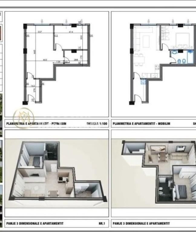 Shitje | Apartament 1 + 1 | Fresku | 89000 €