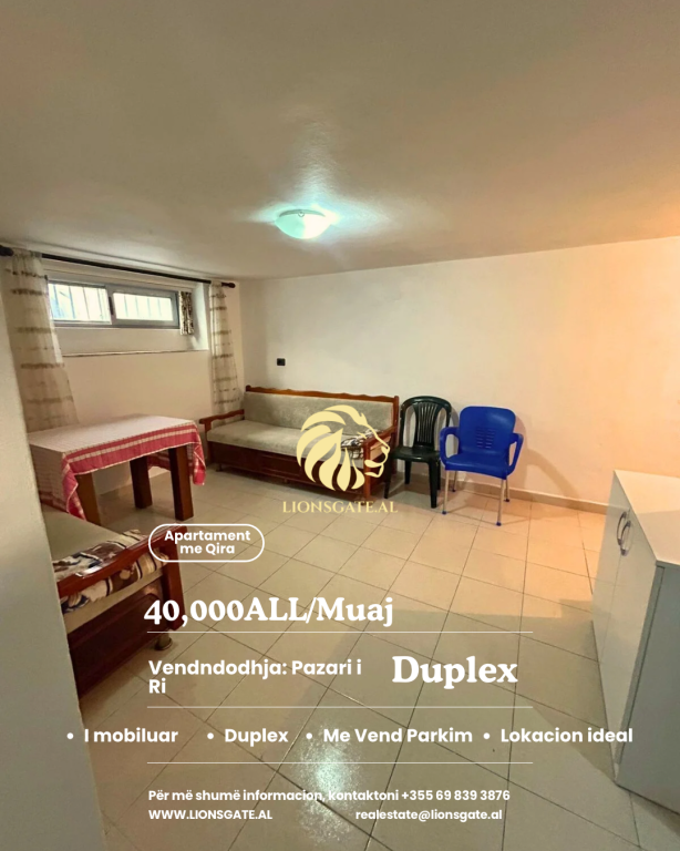 🏡 DUPLEX APARTMENT 1+1 FOR RENT - PAZARI RI