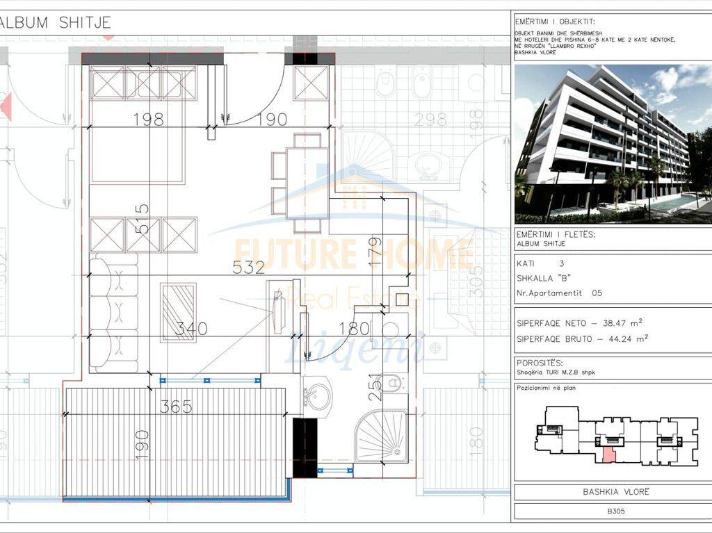In vendita, Monolocale, Acqua fredda, Vlora.