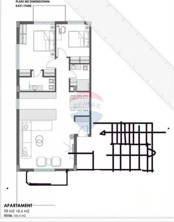 Appartamento 2+1+2 con Posto Auto Secret Garden Residence, vicino a TEG in vendita.