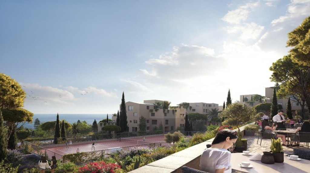 Appartamento 2+1+2 con Cortile Privato in Vendita – Square Village, Santorini 2 | Riviera Albanese!