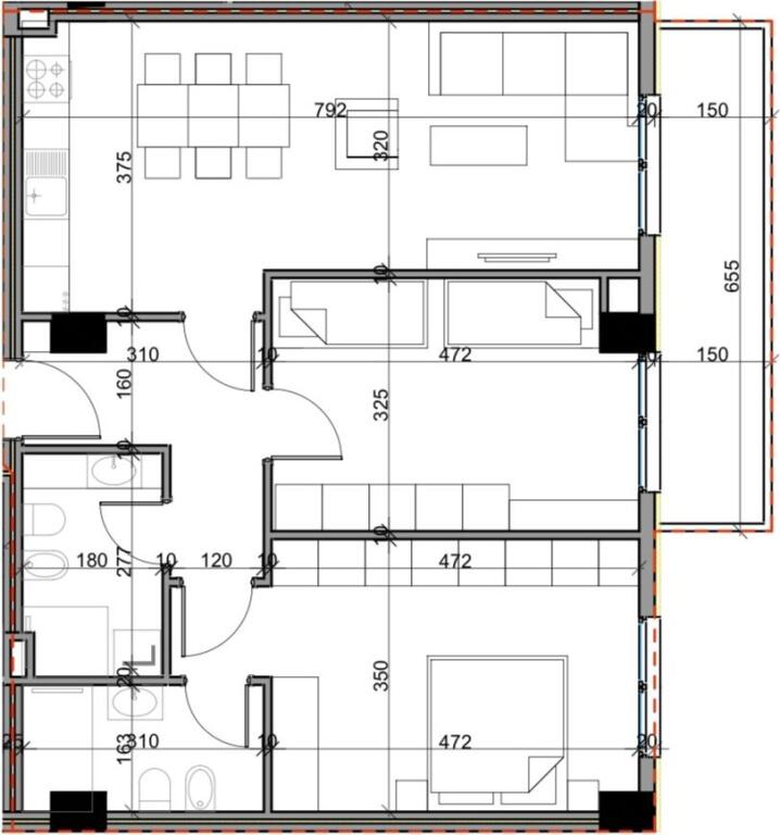✨SHITET SUPER APARTAMENT 2+1+2 | 📍ALUNA COMPLEX, PASKUQAN