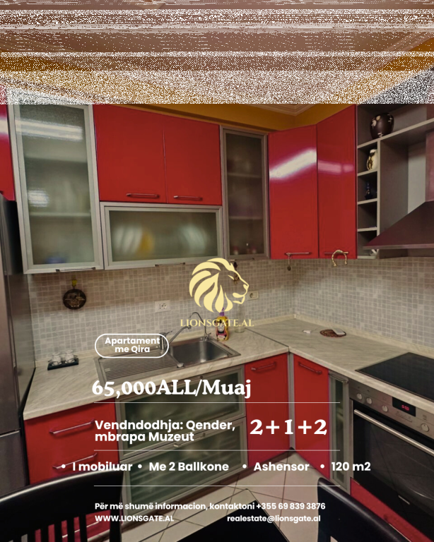 🏡 APARTAMENT ME QIRA – Qender, mbrapa muzeut