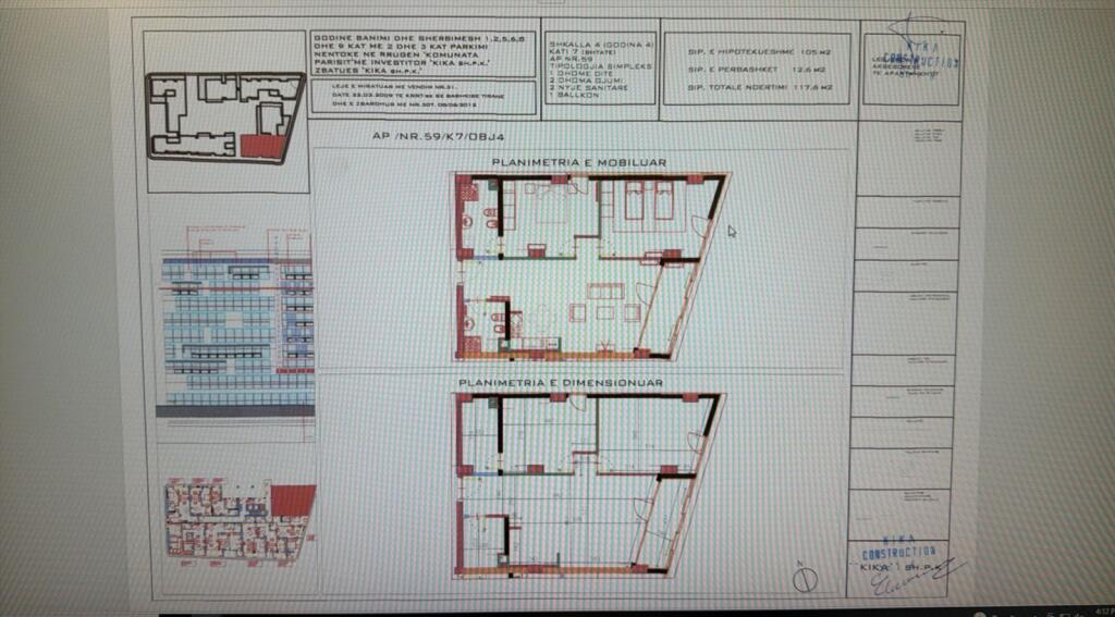 KOMUNA E PARISIT, KIKA 2 shesim super apartament ‼️ 📷 Pamje fantastike! 🔺️ 2+1+2